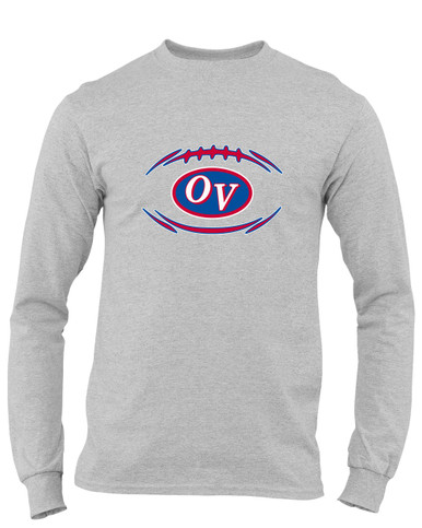 Owen Valley Patriots Football #3 Men's LS T-Shirt