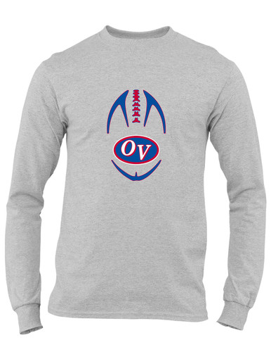 Owen Valley Patriots Football #4 Men's LS T-Shirt
