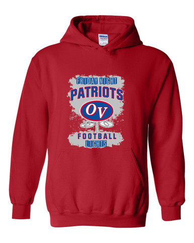 Owen Valley Patriots Football #6 Men's Hoodie