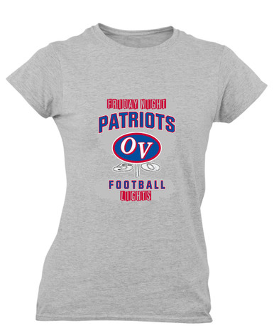 Owen Valley Patriots Football #6 Women's Premium SS T-Shirt