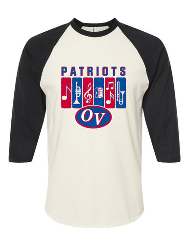 Owen Valley Patriots Band # 2 Men's Baseball T-Shirt