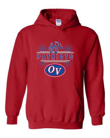 Owen Valley Patriots Band # 3 Men's Hoodie