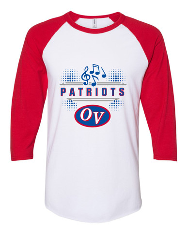 Owen Valley Patriots Band # 3 Men's Baseball T-Shirt