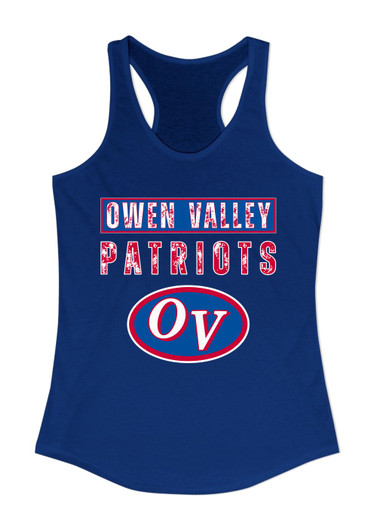 Owen Valley Patriots Mascot #9 Women's Tank Top