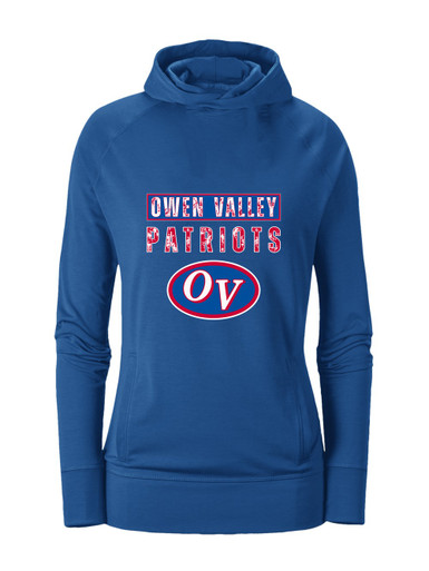 Owen Valley Patriots Mascot #9 Women's Hoodie