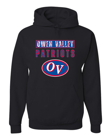 Owen Valley Patriots Mascot #9 Men's Premium Hoodie