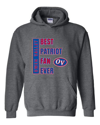 Owen Valley Patriots Best Patriot Fan Men's Hoodie