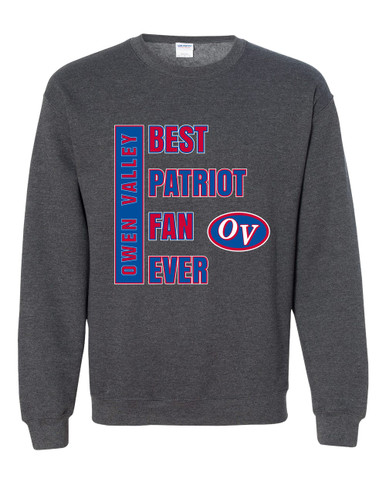 Owen Valley Patriots Best Patriot Fan Men's Sweatshirt