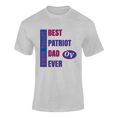 Owen Valley Patriots Best Patriot Dad Men's SS T-Shirt