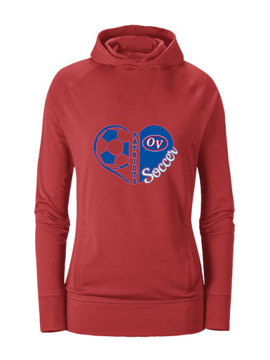 Owen Valley Patriots Heart Soccer Women's Hoodie