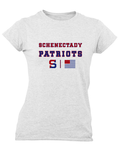 Schenectady Patriots Spirit Flag Women's Premium SS T-Shirt