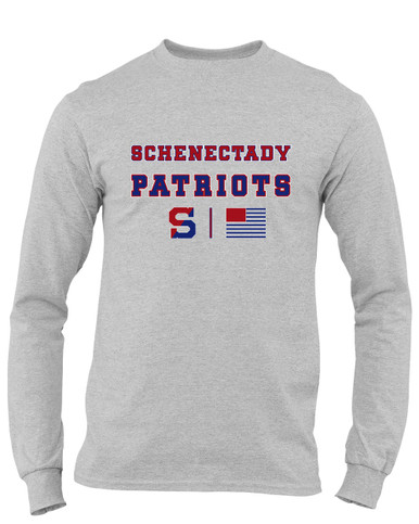 Schenectady Patriots Spirit Flag Men's LS T-Shirt