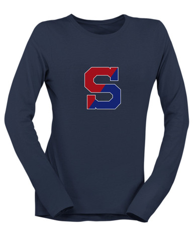 Schenectady Patriots Mascot #1 Women's Premium LS T-Shirt