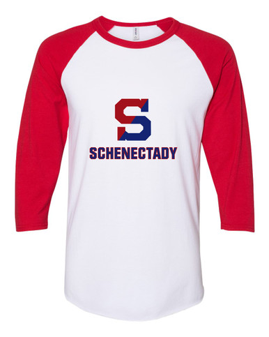 Schenectady Patriots Mascot #2 Women's Baseball T-Shirt