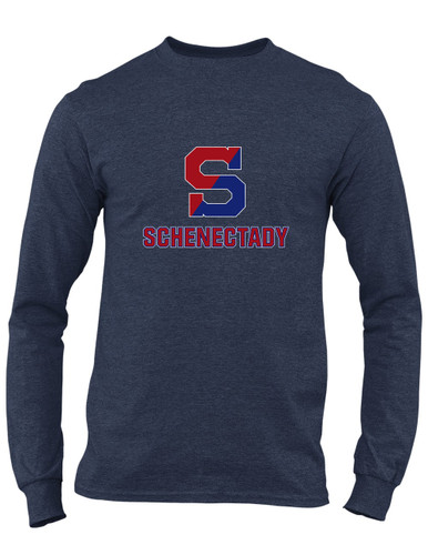 Schenectady Patriots Mascot #2 Men's Premium LS T-Shirt