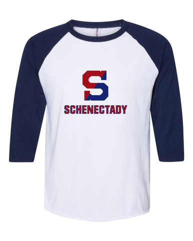 Schenectady Patriots Mascot #2 Men's Baseball T-Shirt