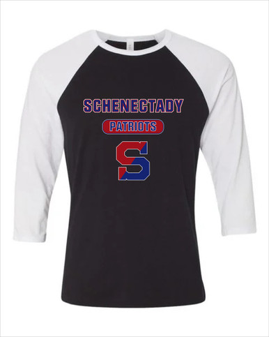 Schenectady Patriots Mascot #3 Women's Baseball T-Shirt