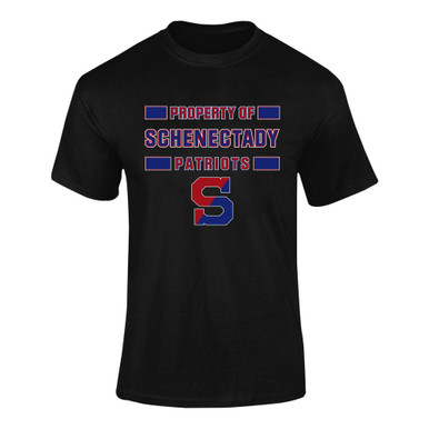 Schenectady Patriots Property Of Men's SS T-Shirt