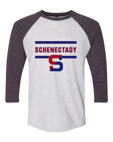 Schenectady Patriots Mascot #4 Men's Baseball T-Shirt