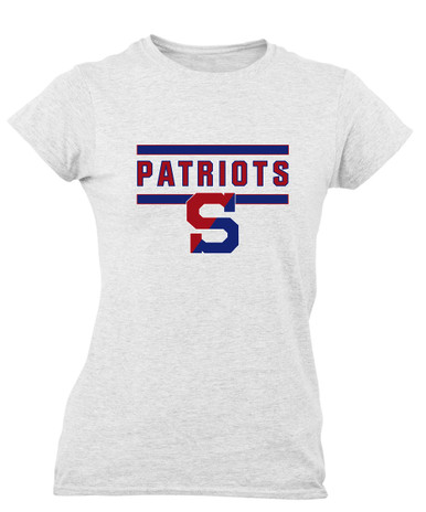 Schenectady Patriots Mascot #5 Women's SS T-Shirt