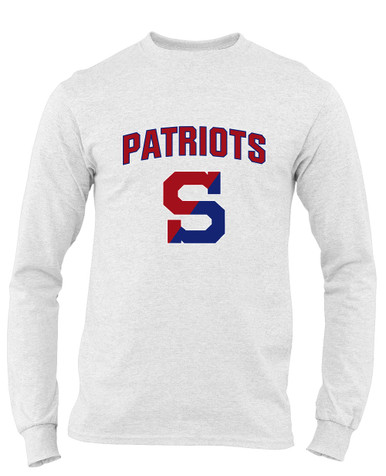 Schenectady Patriots Mascot #6 Men's LS T-Shirt