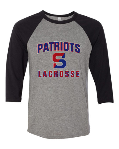 Schenectady Patriots Lacrosse Men's Baseball T-Shirt