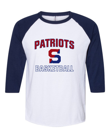 Schenectady Patriots Basketball #1 Women's Baseball T-Shirt