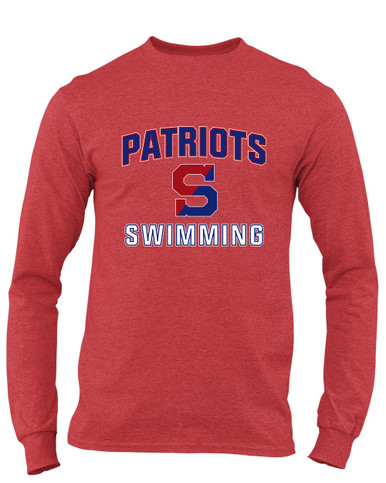 Schenectady Patriots Swimming Men's LS T-Shirt