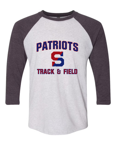 Schenectady Patriots Track & Field Men's Baseball T-Shirt