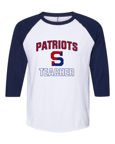 Schenectady Patriots Teacher Men's Baseball T-Shirt