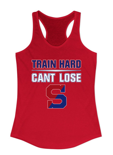 Schenectady Patriots Train Hard, Can't Lose Women's Tank Top