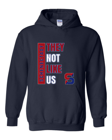 Schenectady Patriots They Not Like Us #1 Men's Hoodie