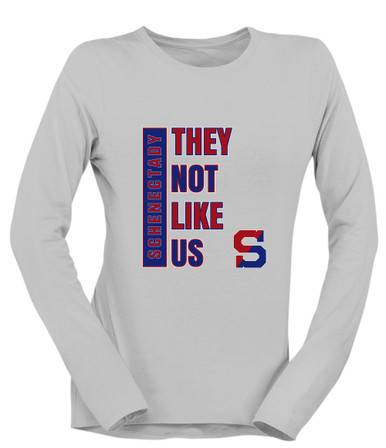 Schenectady Patriots They Not Like Us #1 Women's LS T-Shirt