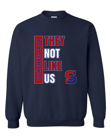 Schenectady Patriots They Not Like Us #1 Men's Sweatshirt