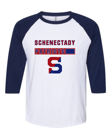 Schenectady Patriots Mascot #7 Women's Baseball T-Shirt