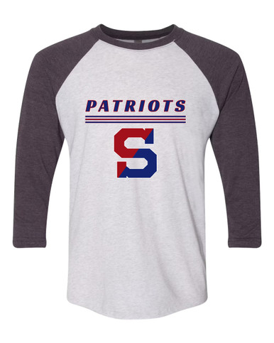 Schenectady Patriots Mascot #8 Men's Baseball T-Shirt