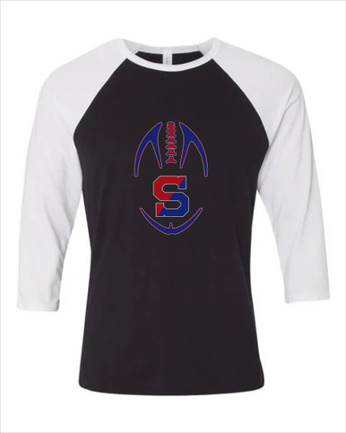Schenectady Patriots Football #4 Women's Baseball T-Shirt