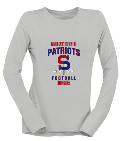 Schenectady Patriots Football #6 Women's Premium LS T-Shirt