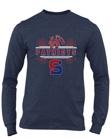 Schenectady Patriots Band # 3 Men's LS T-Shirt