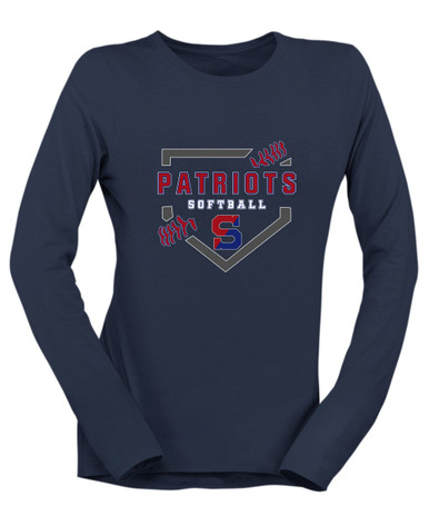 Schenectady Patriots Softball #2 Women's Premium LS T-Shirt