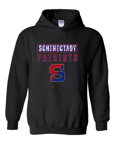 Schenectady Patriots Mascot #9 Men's Hoodie
