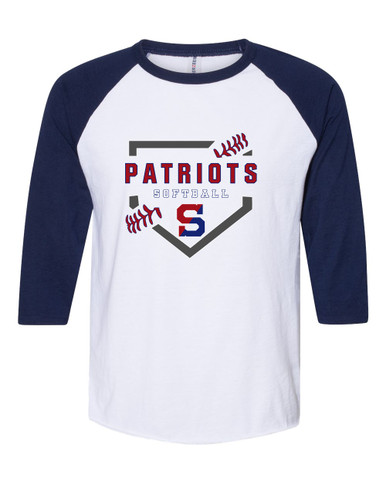 Schenectady Patriots Softball #2 Women's Baseball T-Shirt