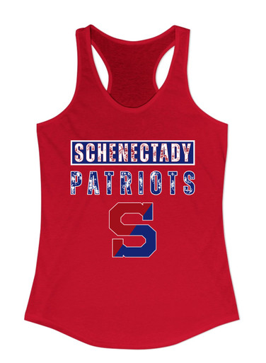 Schenectady Patriots Mascot #9 Women's Tank Top