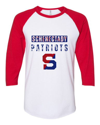 Schenectady Patriots Mascot #9 Women's Baseball T-Shirt