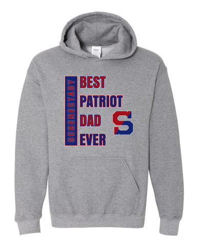 Schenectady Patriots Best Patriot Dad Men's Hoodie