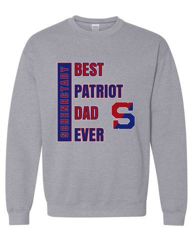 Schenectady Patriots Best Patriot Dad Men's Sweatshirt