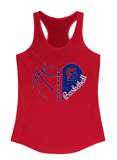 Schenectady Patriots Heart Basketball Women's Tank Top
