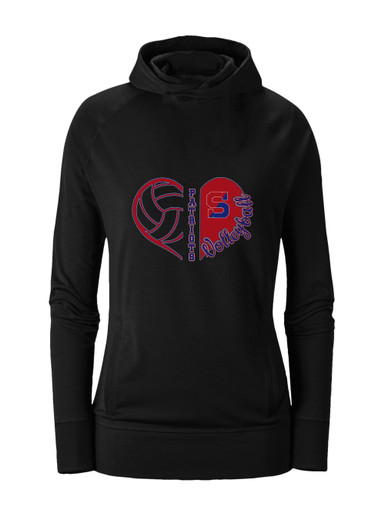 Schenectady Patriots Heart Volleyball Women's Hoodie