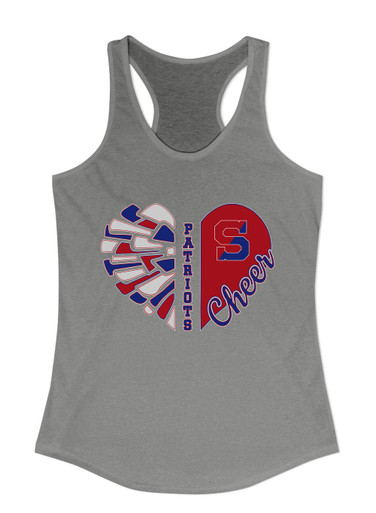 Schenectady Patriots Heart Cheer Women's Tank Top