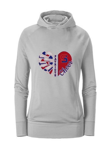 Schenectady Patriots Heart Cheer Women's Hoodie